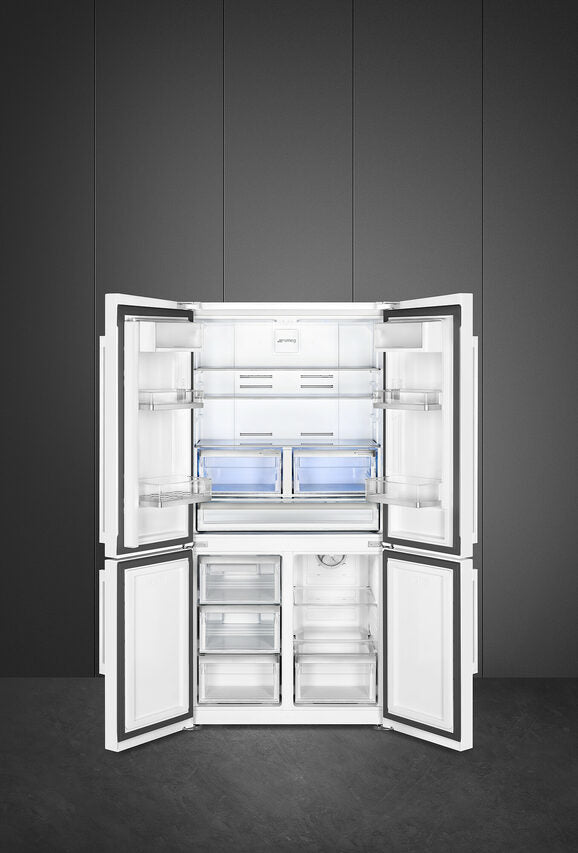 Smeg FQ60BDE Frigorifero Side By Side Libera Installazione 572 L E Bianco