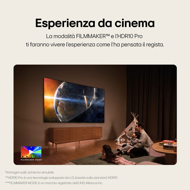 LG 43NANO82T6B Televisione Smart TV 43 Pollici Led 4K Nanocell Serie NANO82 3 HDMI