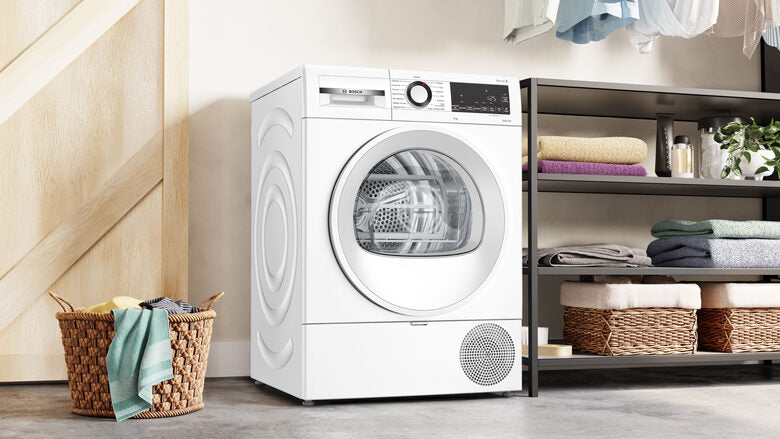 Bosch Serie 6 WQG243D6IT asciugatrice Libera installazione Caricamento frontale 9 kg Bianco