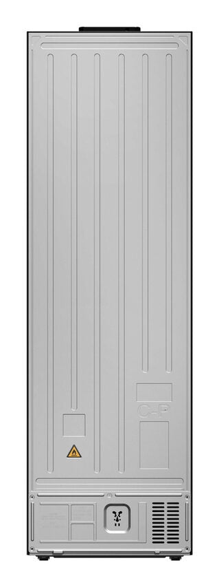 Haier HDPR1618ANPD Series 1 Pro Frigorifero Combinato A Libera Installazione, No Frost, Classe A, Acciaio Inox