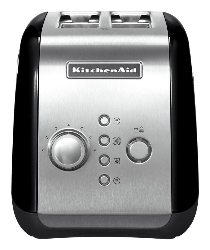 KitchenAid 5KMT221EOB 7 2 fetta/e 1100 W Nero, Acciaio inox