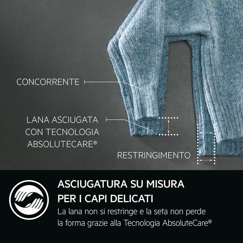 AEG TR8BGH38YA asciugatrice Libera installazione Caricamento frontale 8 kg Bianco
