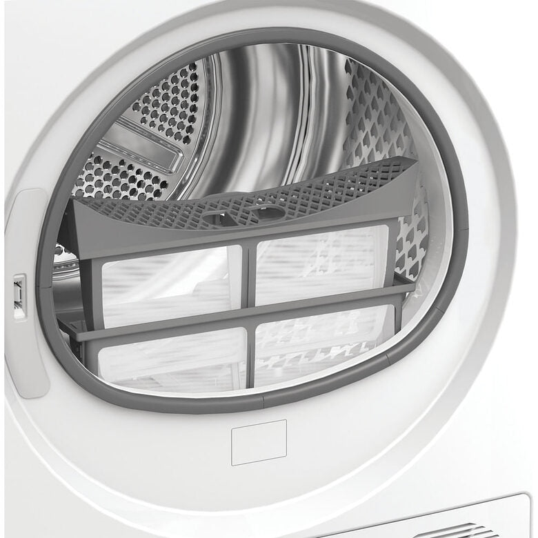 Whirlpool C WD R49M WBS IT Asciugatrice A Libera Installazione 9 Kg, Pompa Di Calore, Tecnologia 6° Senso, Quiet Mode, Classe C, Bianco