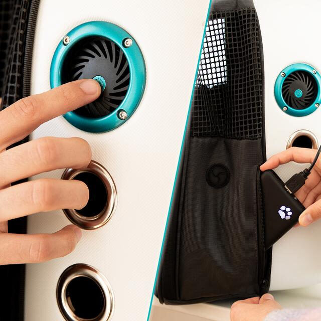 Cecotec Pumba 1800 Travel Fan Trasportino multifunzionale con sistema di ventilazione