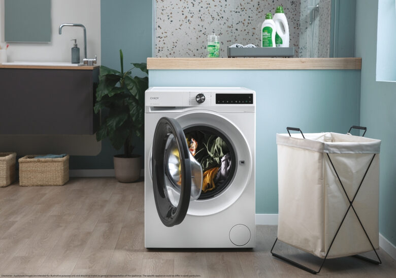 Candy ProWash 500, Lavatrice Carica Frontale 11 KG, 30% più efficente della classe A, 1400 giri, Bianco, Inverter, Vapore, Wi-Fi, Smart Wash, BR 411BL9-S