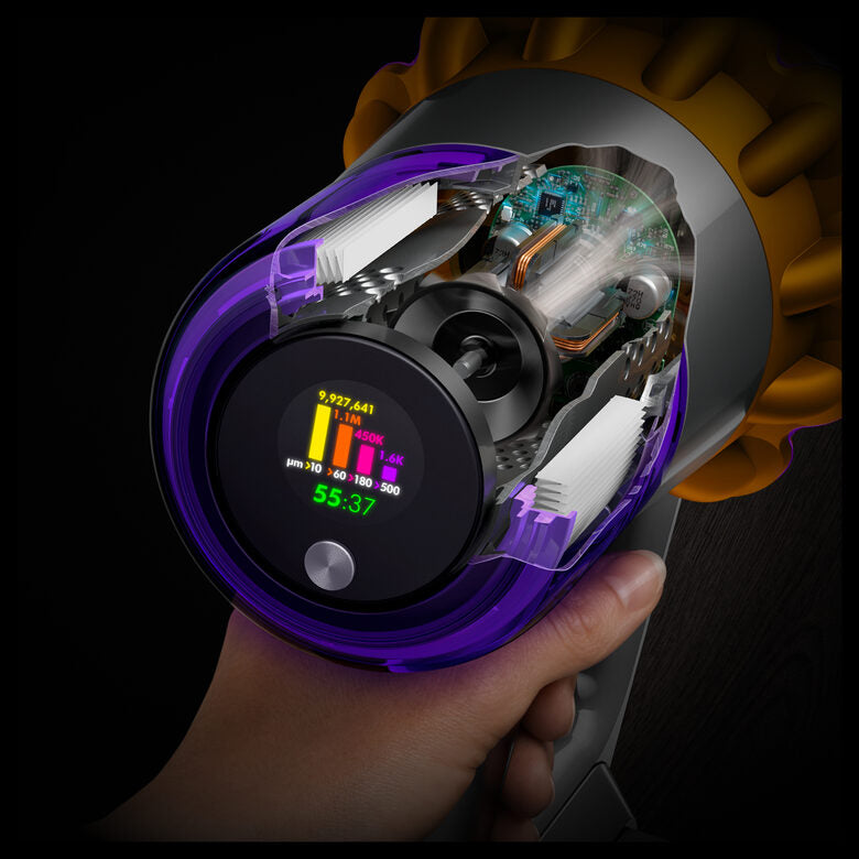 Dyson V15 Detect Absolute Aspirapolvere a bastone 2 in 1 Batteria Secco HEPA Senza sacchetto 0,77 L Acciaio inox