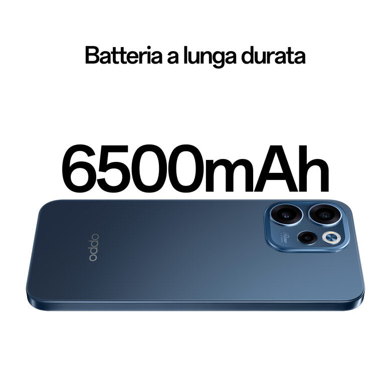 OPPO Reno15 F 5G AI Smartphone, Tripla fotocamera 50+8+2MP, Selfie 50MP, Display 6.57” 120HZ AMOLED FHD+, 6500mAh, RAM 8GB(Esp2GB/4GB/8GB)+ROM 256GB [Versione Italia], Twilight Black