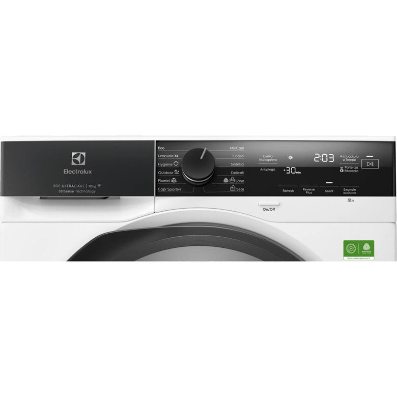 Electrolux EW7H4E10BY asciugatrice Libera installazione Caricamento frontale 10 kg Bianco, Nero