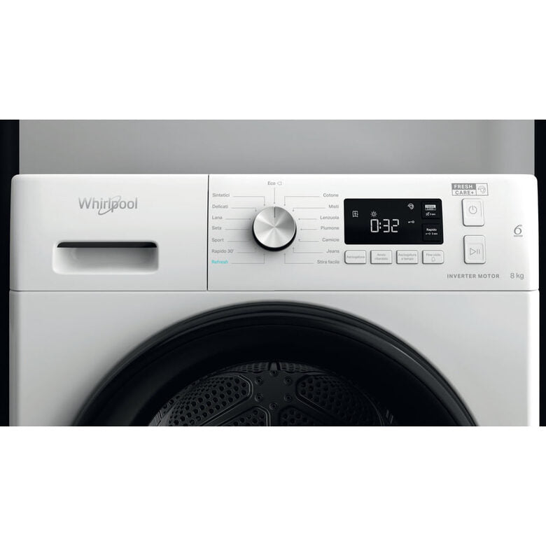 Whirlpool FFTN M11 8X3B IT asciugatrice Libera installazione Caricamento frontale 8 kg A+++ Bianco