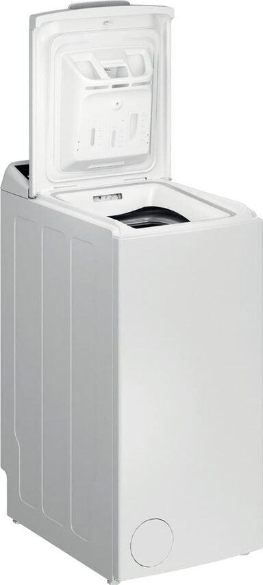 Indesit BTW S6261P IT Lavatrice A Carica Dall'alto Libera Installazione 6 Kg, 1200 Giri, Turn&Go, Motore Inverter, Classe A, Bianco