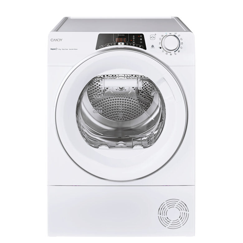Candy RapidÓ ROE H8A3TSEX-S asciugatrice Libera installazione Caricamento frontale 8 kg Bianco