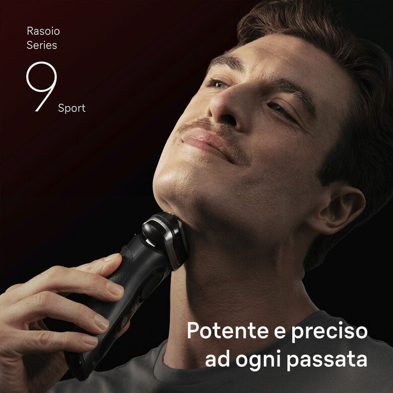 Braun Series 9 Sport 9110s Rasoio Nero