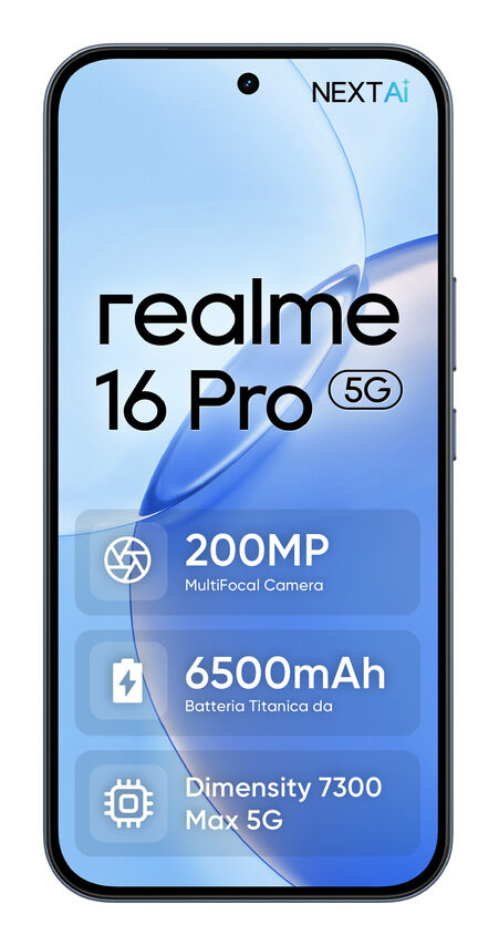 realme 16 PRO 17,3 cm (6.8") Doppia SIM 5G 8 GB 256 GB 6500 mAh Grigio