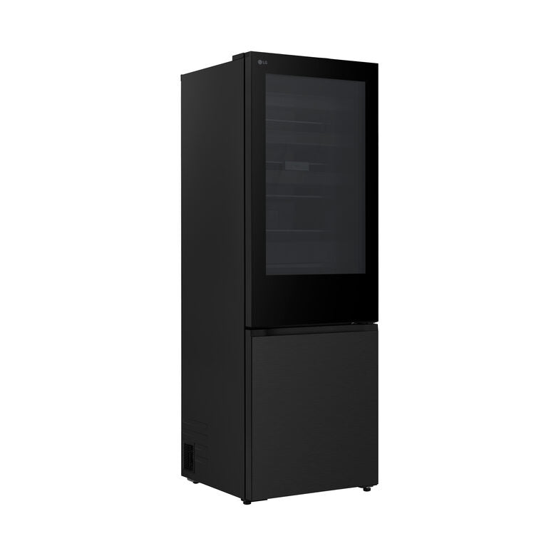 LG GBGW92GCEV Frigorifero combinato 70 cm InstaView Classe C Essence Black Steel