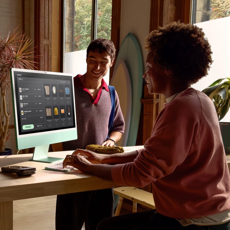 Apple iMac 24"Retina Display 4,5K, Chip M4 con CPU 10‑core, GPU 10‑core, 24GB, 512GB SSD, Argento