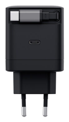 Trust Maxo Caricabatteria retrattile USB-C PD da 65 W