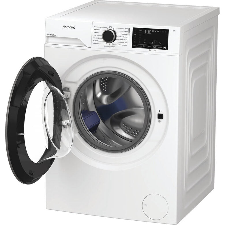 Hotpoint Ariston HB 123 CARE IT Délica Lavatrice A Libera Installazione 12 Kg, 1300 Giri, Motore Inverter, Pethair Care, Classe A, Bianco