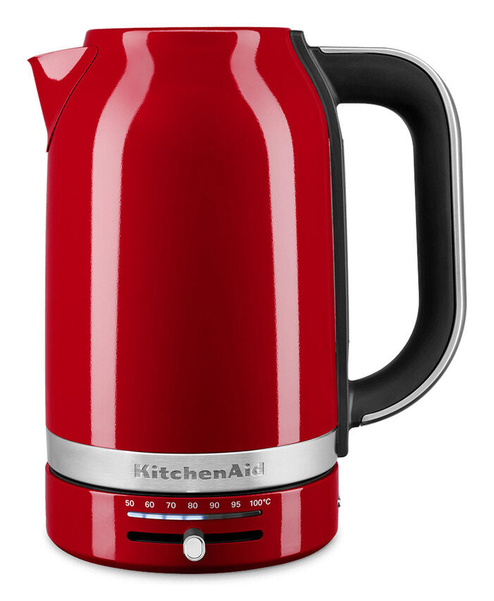 KitchenAid 5KEK1701EER bollitore elettrico 1,7 L 2400 W Nero, Rosso, Acciaio inox