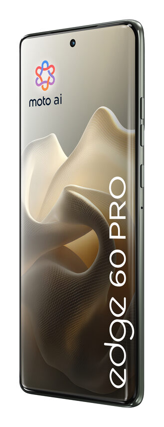 Motorola edge 60 pro con Moto AI (12/512GB, Fotocamera 50+50+10MP, selfie 50MP, Display 6.67" pOLED 120Hz, MediaTek Dimensity 8350, batteria 6000mAh, ricarica 90W, Android 15), PANTONE Shado