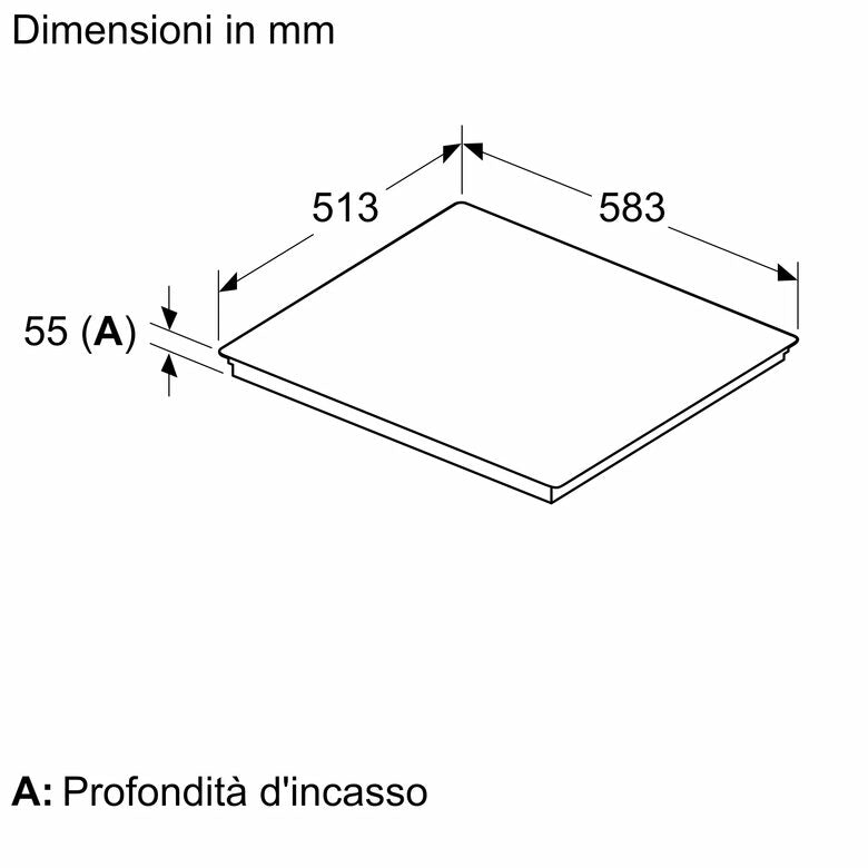 Bosch Serie 6 PVS645HB1E Piano cottura a induzione 60 cm Nero, con profili