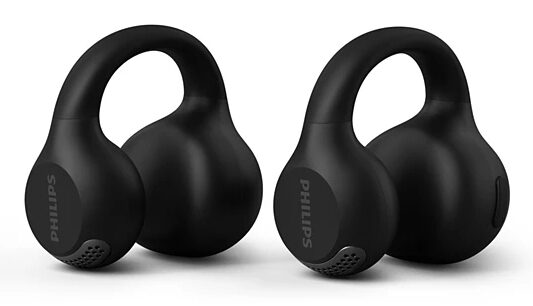 Philips 2000 series TAQ2000BK Auricolare True Wireless Stereo (TWS) clip auricolare, A orecchio aperto Musica e Chiamate Bluetooth Nero