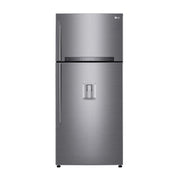 LG GTF744PZPED Frigorifero Combinato A Libera Installazione, Wi-Fi, Dispenser Acqua, Classe E, Inox