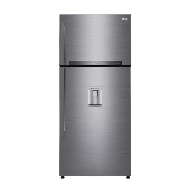 LG GTF744PZPED Frigorifero Combinato A Libera Installazione, Wi-Fi, Dispenser Acqua, Classe E, Inox