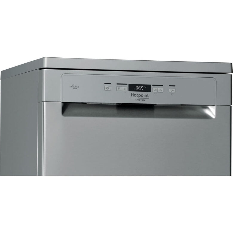 Hotpoint Ariston HA6FA14BN7A0X, Lavastoviglie 60cm, Classe A, 14 coperti, 3DZoneWash, 41dBA, Inox