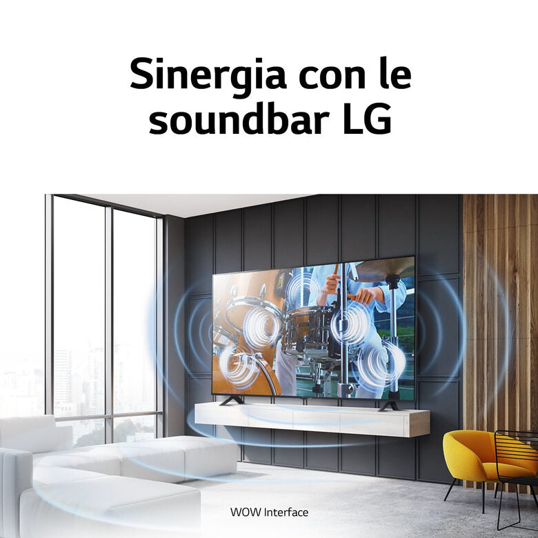 LG UHD 75'' Serie UR81 75UR81006LJ, TV 4K, 3 HDMI, SMART TV