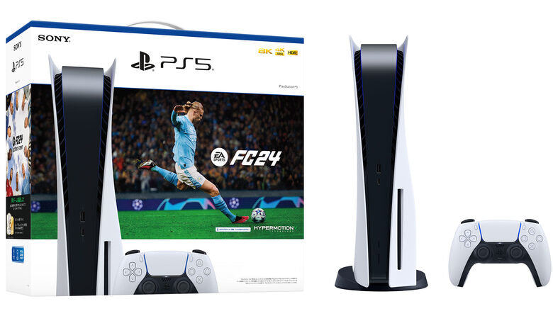 Sony PlayStation 5 – EA Sports FC 24 Bundle 825 GB Wi-Fi Nero, Bianco
