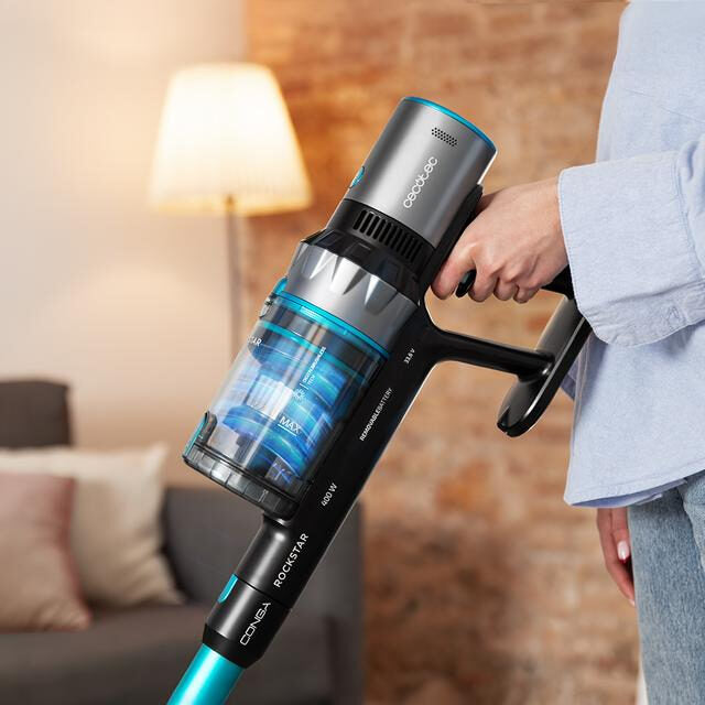 Cecotec Conga Rockstar 2500 aspirapolvere senza filo Nero Sacchetto per la polvere