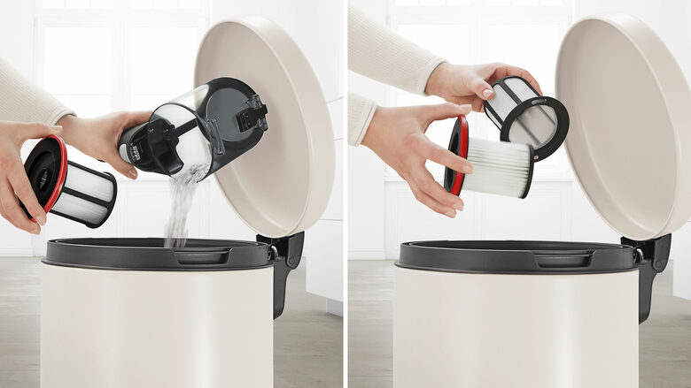 Bosch Serie 6 BCS611AM Scopa elettrica ricaricabile Unlimited 6 Bianco