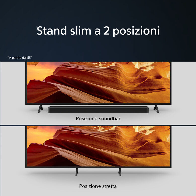 Sony KD-65X75WL Televisione Smart TV 43 Pollici Led 4K Hdr Google TV Bravia Core Narrow Bezel Design