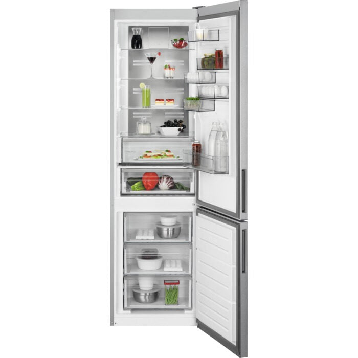 AEG RCB736D7MX frigorifero con congelatore Libera installazione 366 L D Acciaio inossidabile
