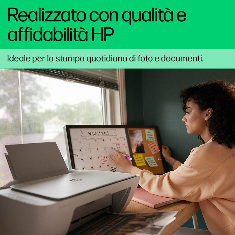 HP DeskJet 2822e Wireless All-in-One Colore Stampante, Fotocopiatrice, scanner