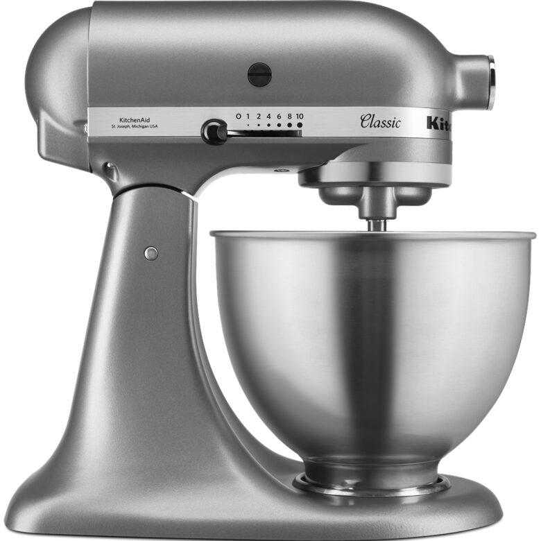 KitchenAid 5K45SSESL sbattitore Sbattitore con base 275 W Argento, Stainless steel