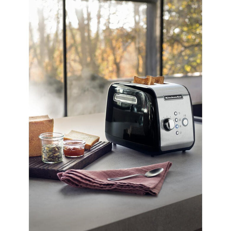 KitchenAid 5KMT221EOB 7 2 fetta/e 1100 W Nero, Acciaio inox