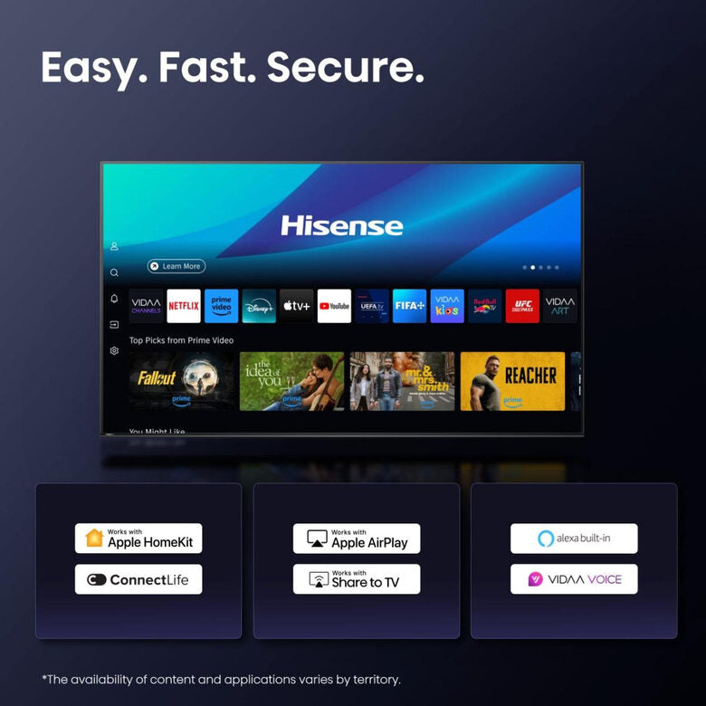 Hisense 100E7Q PRO 2,54 m (100") 4K Ultra HD Smart TV Wi-Fi Nero