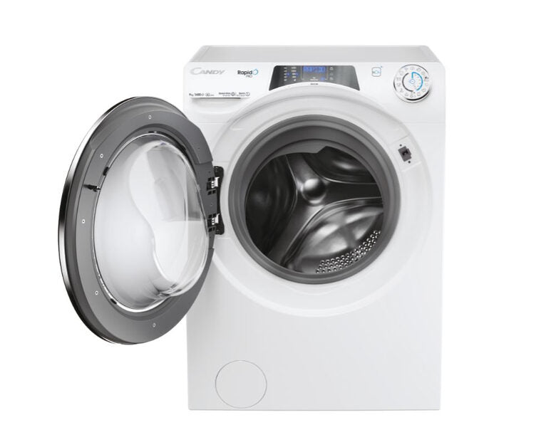 Candy RapidÓ PRO RP 496BWMUC8/1-S lavatrice Caricamento frontale 9 kg 1400 Giri/min Bianco