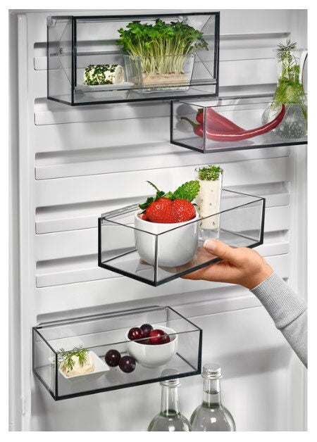 AEG RCB736E7MX frigorifero con congelatore Libera installazione 367 L E Acciaio inossidabile