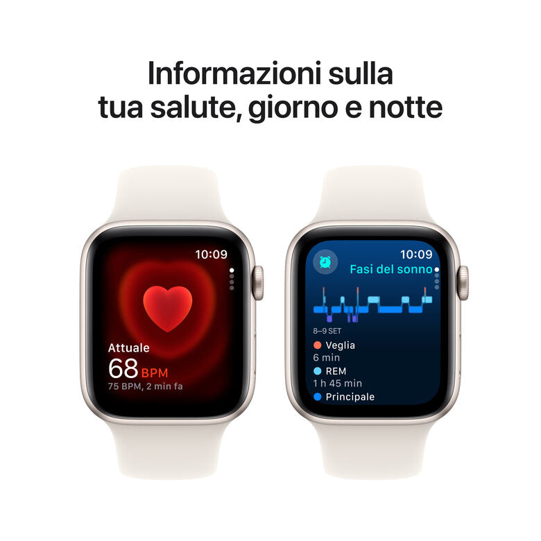 Apple Watch SE GPS + Cellular 44mm Cassa Alluminio Galassia con Galassia Sport Band - M/L