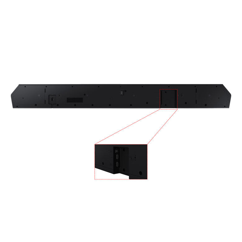 Samsung Soundbar HW-Q800C/ZF Serie Q, 11 speaker, Wireless Dolby Atmos, Audio a 5.1.2 canali, Q-Simphony, Compatibile con Alexa e Google Assistant, Black