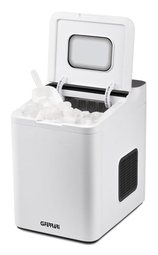 G3 Ferrari G20159 macchina per cubetti di ghiaccio Macchina per ghiaccio portatile 10 kg/24h 112 W Nero, Bianco