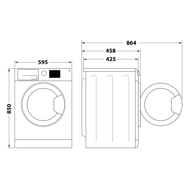 Whirlpool WSB 624 S IT lavatrice Caricamento frontale 6 kg 1151 Giri/min C Bianco