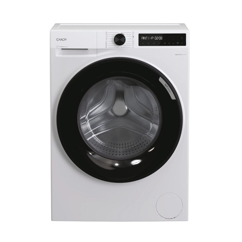 Candy ProWash 500, Lavatrice Carica Frontale 11 KG, 30% più efficente della classe A, 1400 giri, Bianco, Inverter, Vapore, Wi-Fi, Smart Wash, BR 411BL9-S