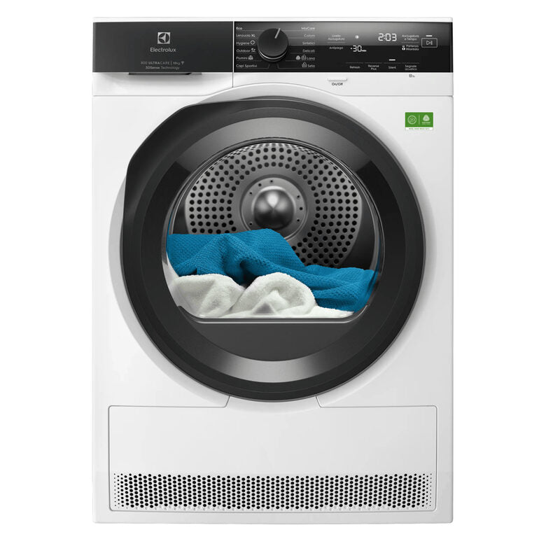 Electrolux EW7H4E10BY asciugatrice Libera installazione Caricamento frontale 10 kg Bianco, Nero