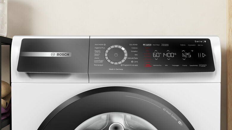 Bosch Serie 8 WGB24400IT Lavatrice a carica frontale 9kg 1400g/min Bianco A-20%
