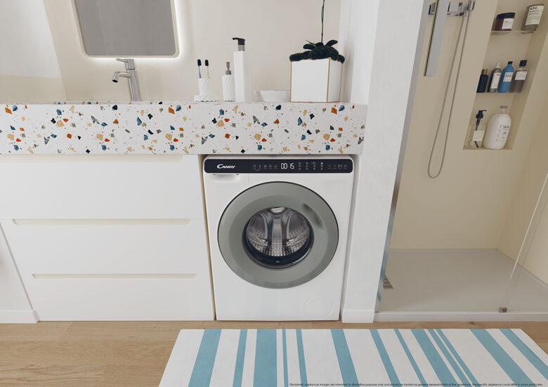 Candy CW50-BP12307G-S lavatrice Caricamento frontale 5 kg 1200 Giri/min Bianco