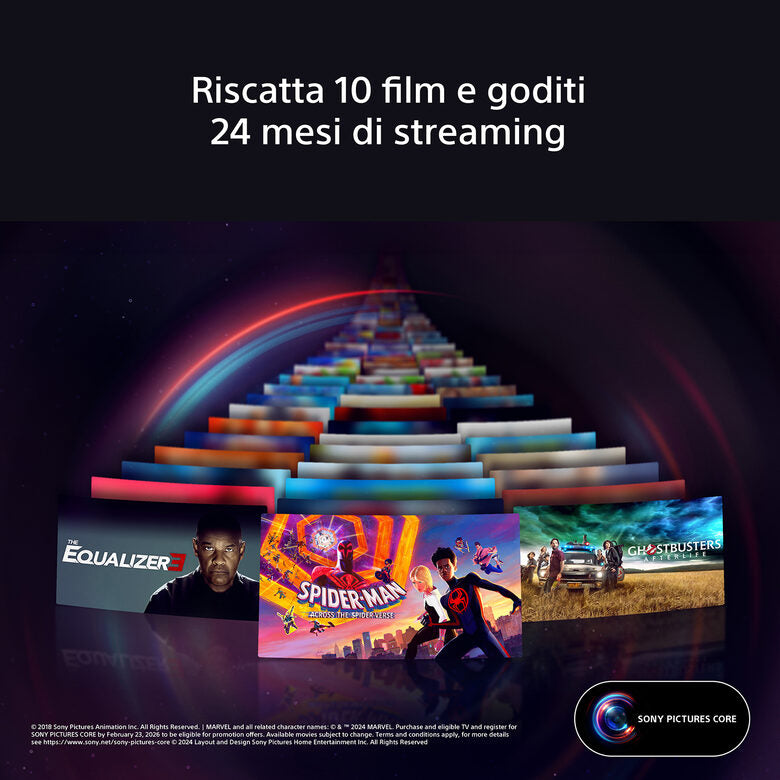 Sony K77XR80PAEP Televisione Smart TV 77 Pollici Oled 4K Hdr Google Bravia