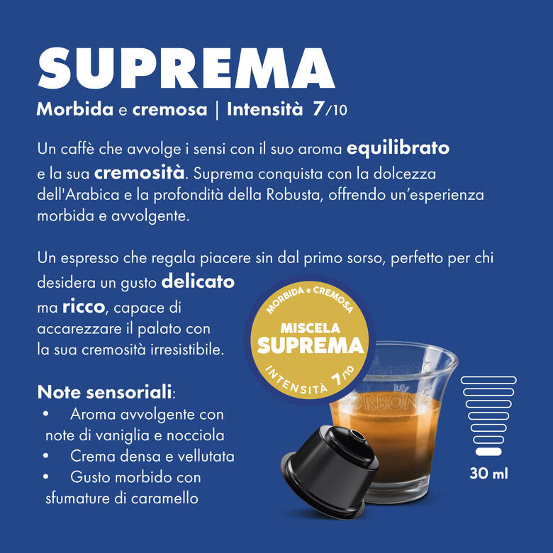 Caffè Borbone Capsule Dolce Re Miscela Suprema 30 Capsule